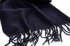 Strickschal mit Fransen einfarbig lang XXL Wollschal Winterschal Neverless®preview