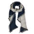 Strickschal mit Fransen XXL Wollschal langer Winterschal Damen Herren Unisex Two Tone Design Autiga®preview