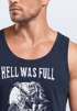 Stylishes Herren Tank-Top Hell was full so I came back Muskelshirt Muscle Shirt Neverless®preview
