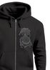 Sweatjacke Herren mit Kapuze Wikinger Kompass Fenris Wolf Vegvisir Asgard Valhalla Ziiphoodie Männer Neverless®preview