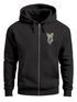 Sweatjacke Herren Polygon Wolf Wald Zip-Hoodie Kapuze Print Outdoor Zipjacke Männer Fashion Neverless®preview