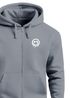 Sweatjacke Herren Print Smile Drip Face Aufdruck Zip-Hoodie mit Kapuze Männer Fashion Streetstyle Neverless®preview