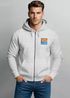 Sweatjacke Herren Zip Hoodie Pullover Kapuze Logo Print Sommer Sonne Welle Strand Meer Fashion Streetstyle Neverless®preview