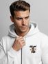 Sweatjacke Zip-Hoodie Herren mit Kapuze Print Miami College USA Männer Fashion Streetstyle Neverless®preview