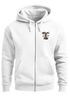 Sweatjacke Zip-Hoodie Herren mit Kapuze Print Miami College USA Männer Fashion Streetstyle Neverless®preview