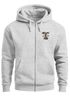 Sweatjacke Zip-Hoodie Herren mit Kapuze Print Miami College USA Männer Fashion Streetstyle Neverless®preview