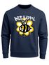 Sweatshirt Aufdruck Bee Happy Biene Blume Graffiti Grafik Schriftzug Rundhals-Pullover Fashion Streetstyle Neverless®preview