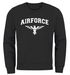 Sweatshirt Herren Airforce  US Army Adler Militär Schrift Rundhals-Pullover Neverless®preview