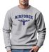 Sweatshirt Herren Airforce  US Army Adler Militär Schrift Rundhals-Pullover Neverless®preview