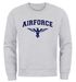 Sweatshirt Herren Airforce  US Army Adler Militär Schrift Rundhals-Pullover Neverless®preview