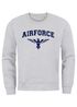 Sweatshirt Herren Airforce  US Army Adler Militär Schrift Rundhals-Pullover Neverless®preview