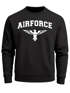 Sweatshirt Herren Airforce US Army Adler Militär Schrift Rundhals-Pullover Neverless®preview