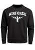 Sweatshirt Herren Airforce US Army Adler Militär Schrift Rundhals-Pullover Neverless®preview