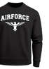 Sweatshirt Herren Airforce US Army Adler Militär Schrift Rundhals-Pullover Neverless®preview