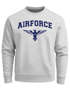 Sweatshirt Herren Airforce US Army Adler Militär Schrift Rundhals-Pullover Neverless®preview