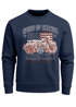 Sweatshirt Herren Amerika Flagge Motorrad Motorbike Rundhalspullover Neverless®preview
