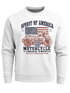 Sweatshirt Herren Amerika Flagge Motorrad Motorbike Rundhalspullover Neverless®preview