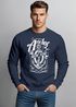 Sweatshirt Herren Anker Anchor your Soul Rundhals-Pullover Neverless®preview