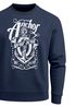 Sweatshirt Herren Anker Anchor your Soul Rundhals-Pullover Neverless®preview