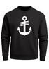 Sweatshirt Herren Anker Hamburg Nordisch Rundhals-Pullover Print Maritim Fashion Streetwear Neverless®preview