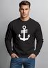 Sweatshirt Herren Anker Hamburg Nordisch Rundhals-Pullover Print Maritim Fashion Streetwear Neverless®preview