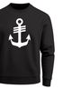 Sweatshirt Herren Anker Hamburg Nordisch Rundhals-Pullover Print Maritim Fashion Streetwear Neverless®preview