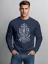 Sweatshirt Herren Anker Lower than Heaven Rundhals-Pullover Neverless®preview