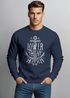 Sweatshirt Herren Anker Lower than Heaven Rundhals-Pullover Neverless®preview