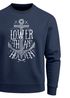 Sweatshirt Herren Anker Lower than Heaven Rundhals-Pullover Neverless®preview