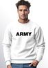 Sweatshirt Herren Aufdruck Army Print Rundhals-Pullover Neverless®preview