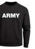 Sweatshirt Herren Aufdruck Army Print Rundhals-Pullover Neverless®preview