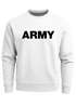Sweatshirt Herren Aufdruck Army Print Rundhals-Pullover Neverless®preview