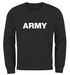 Sweatshirt Herren Aufdruck Army Print Rundhals-Pullover Neverless®preview