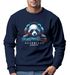 Sweatshirt Herren Aufdruck Panda Bär Techno DJ Musik Rundhals-Pullover Fashion Streetwear Neverless®preview