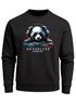 Sweatshirt Herren Aufdruck Panda Bär Techno DJ Musik Rundhals-Pullover Fashion Streetwear Neverless®preview