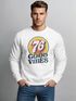 Sweatshirt Herren Aufdruck Print Good Vibes Retro Vintage Grafik Rundhals-Pullover Fashion Streetwear Neverless®preview