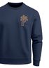 Sweatshirt Herren Aufdruck Print Palme Line Art Motiv Rundhals-Pullover Fashion Streetwear Neverless®preview