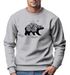 Sweatshirt Herren Bär Abenteuer Berge Wald Bear Mountains Adventure Rundhals-Pullover Neverless®preview