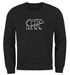 Sweatshirt Herren Bär Geometrie Tier Motiv Polygon Design Rundhals-Pullover Otdoor Fashion Streetwear Neverless®preview