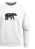 Sweatshirt Herren Bär Geometrie Tier Motiv Polygon Design Rundhals-Pullover Otdoor Fashion Streetwear Neverless®preview