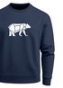 Sweatshirt Herren Bär Geometrie Tier Motiv Polygon Design Rundhals-Pullover Otdoor Fashion Streetwear Neverless®preview