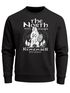 Sweatshirt Herren Bär Wiking Adventure Runen the North Natur Print Aufdruck Rundhals-Pullover Neverless®preview