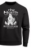 Sweatshirt Herren Bär Wiking Adventure Runen the North Natur Print Aufdruck Rundhals-Pullover Neverless®preview