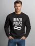 Sweatshirt Herren Beach please Rundhals-Pullover Neverless®preview