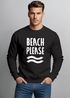 Sweatshirt Herren Beach please Rundhals-Pullover Neverless®preview