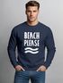 Sweatshirt Herren Beach please Rundhals-Pullover Neverless®preview