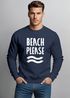 Sweatshirt Herren Beach please Rundhals-Pullover Neverless®preview