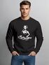 Sweatshirt Herren Bedruckt Mona Lisa Techno Festival DJ Electronic Music Rave Fashion Streetstyle Neverless®preview