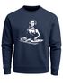 Sweatshirt Herren Bedruckt Mona Lisa Techno Festival DJ Electronic Music Rave Fashion Streetstyle Neverless®preview