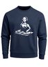 Sweatshirt Herren Bedruckt Mona Lisa Techno Festival DJ Electronic Music Rave Fashion Streetstyle Neverless®preview